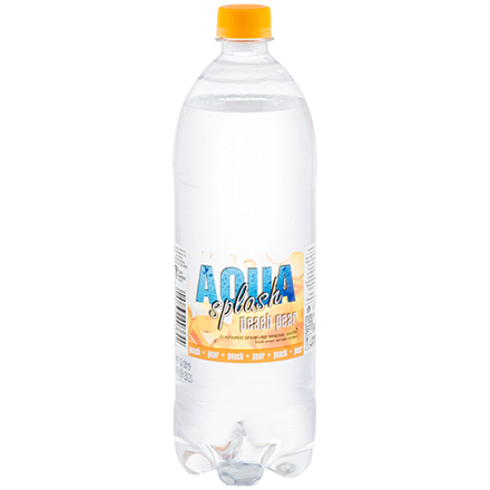 AQUASPLASH SPARK PEACH/PEAR WATER 1L