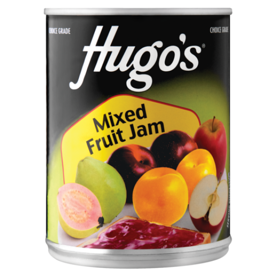 HUGO'S JAM MIXED FRUIT 450GR