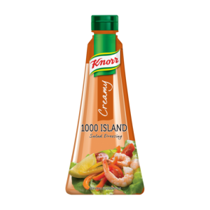 KNORR S/DRESS CREAMY 1000 ISLAND 340ML