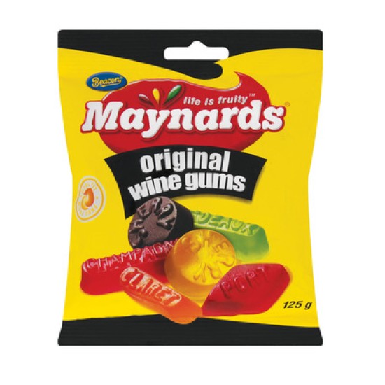 MAYNARDS WINE GUMS ORIGINAL 125GR MAYNARDS WINE GUMS ORIGINAL 125GR