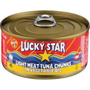 LUCKY STAR TUNA CHUNKS VEG OIL 170GR