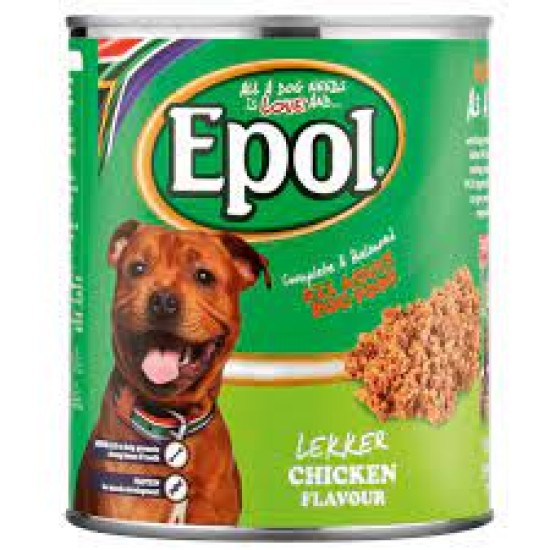 EPOL WET DOG CHICKEN 820GR