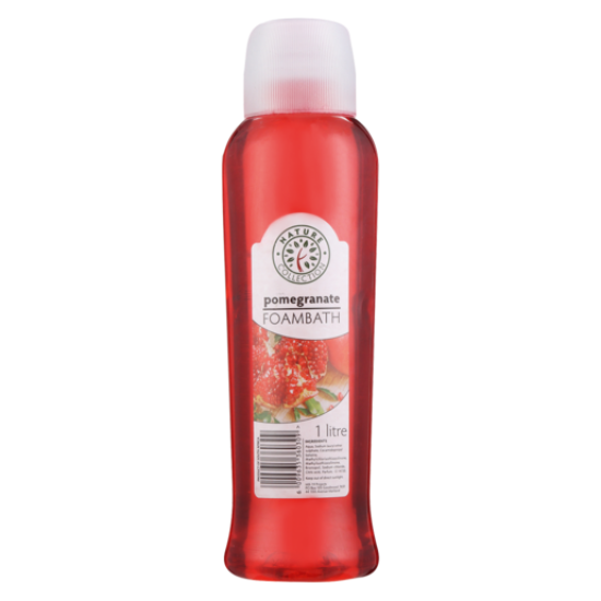 NATURE COLLECTN FOAM BATH POMEGRANAT 1L