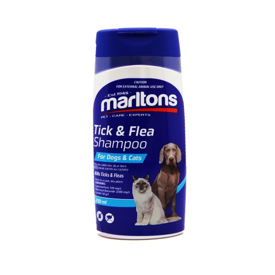 MARLTONS TICK&FLEA SHAMPOO 250ML