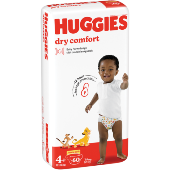 HUGGIES DRY COMFORT JP S4+ 60EA