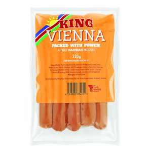 WINDHOEK SCHLACH KING MEAT VIENNA 320GR