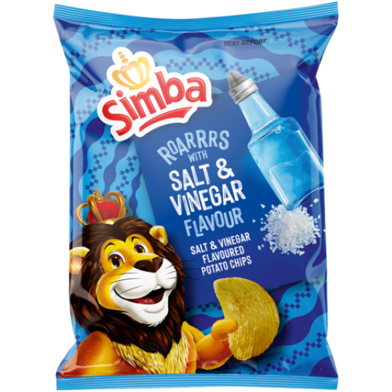 SIMBA POTATO CHIPS SALT & VINEGAR 120GR