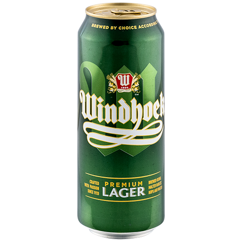 WINDHOEK LAGER CAN 500ML