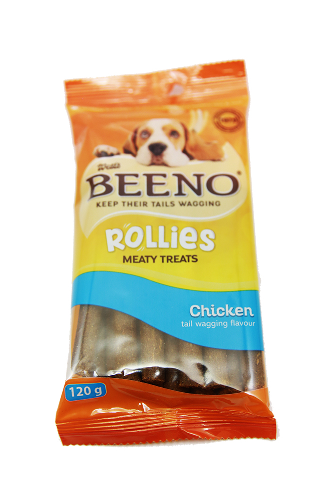 BEENO ROLLIES WITH CHICKEN 120GR
